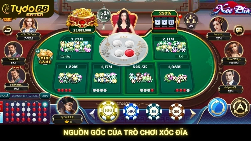 Xóc đĩa online - Mẹo đọc vị, soi cầu cực chuẩn tại Tydo88 2 Nguồn gốc của trò chơi xóc đĩa